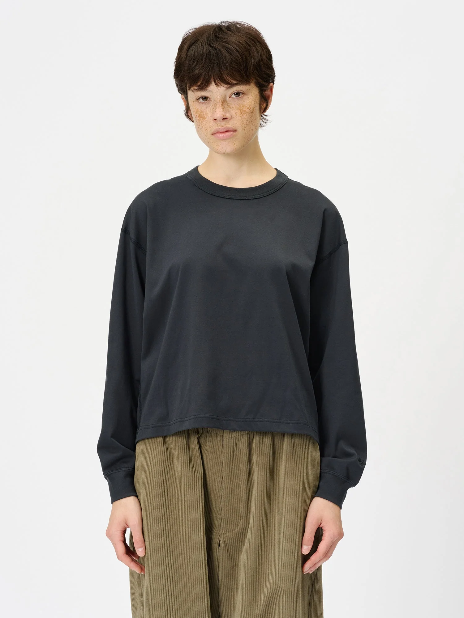 Re-Optimum P/J Cropped L/S T-shirt (Woman)