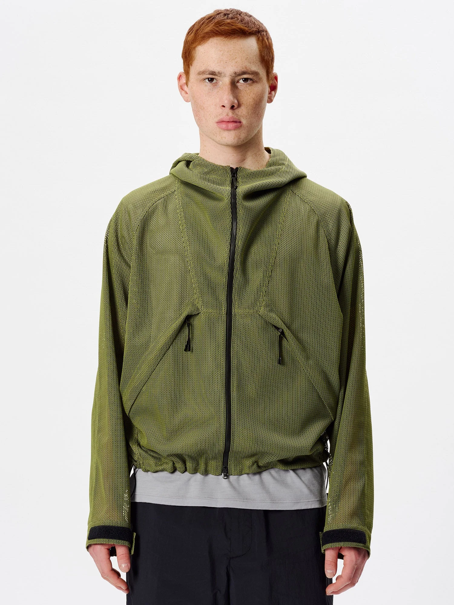 Tonalith Mesh Hooded Jacket