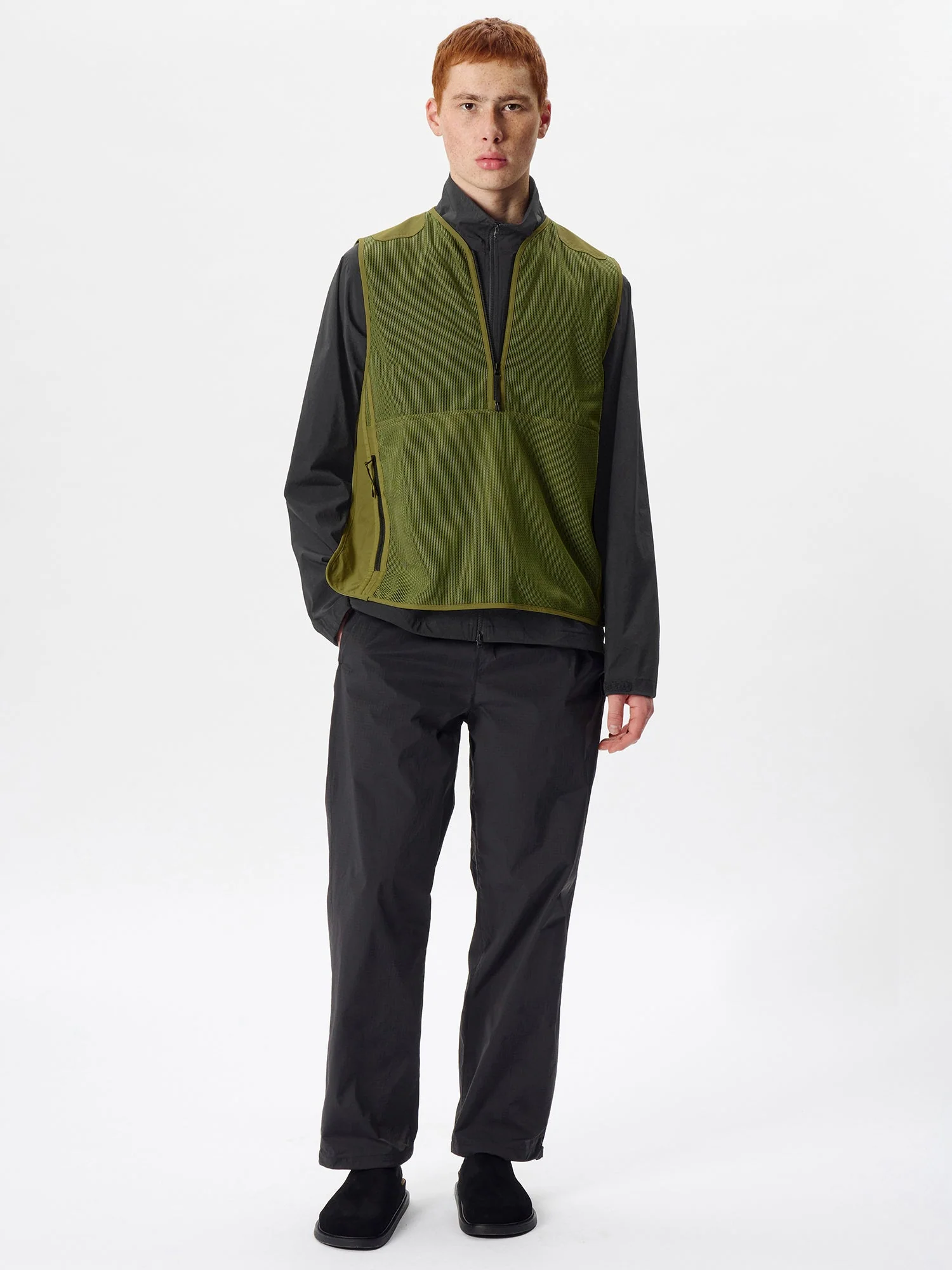 Tonalith Mesh Half Zip Vest - Image 4