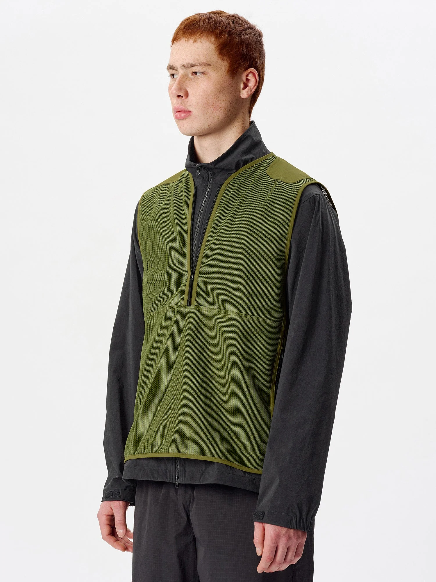Tonalith Mesh Half Zip Vest - Image 5