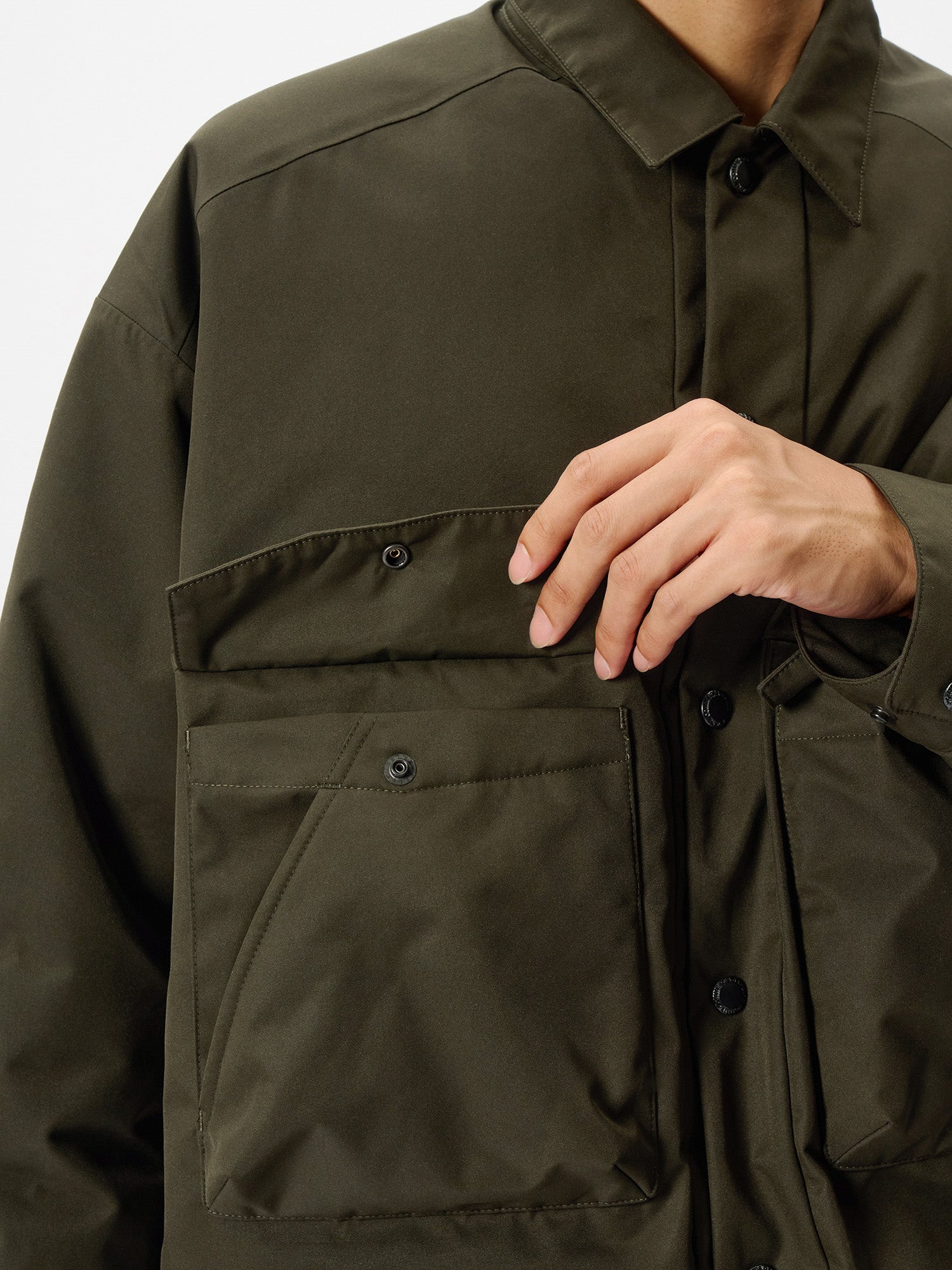 WINDSTOPPER Three-Dimensional Down Shirt - Image 10
