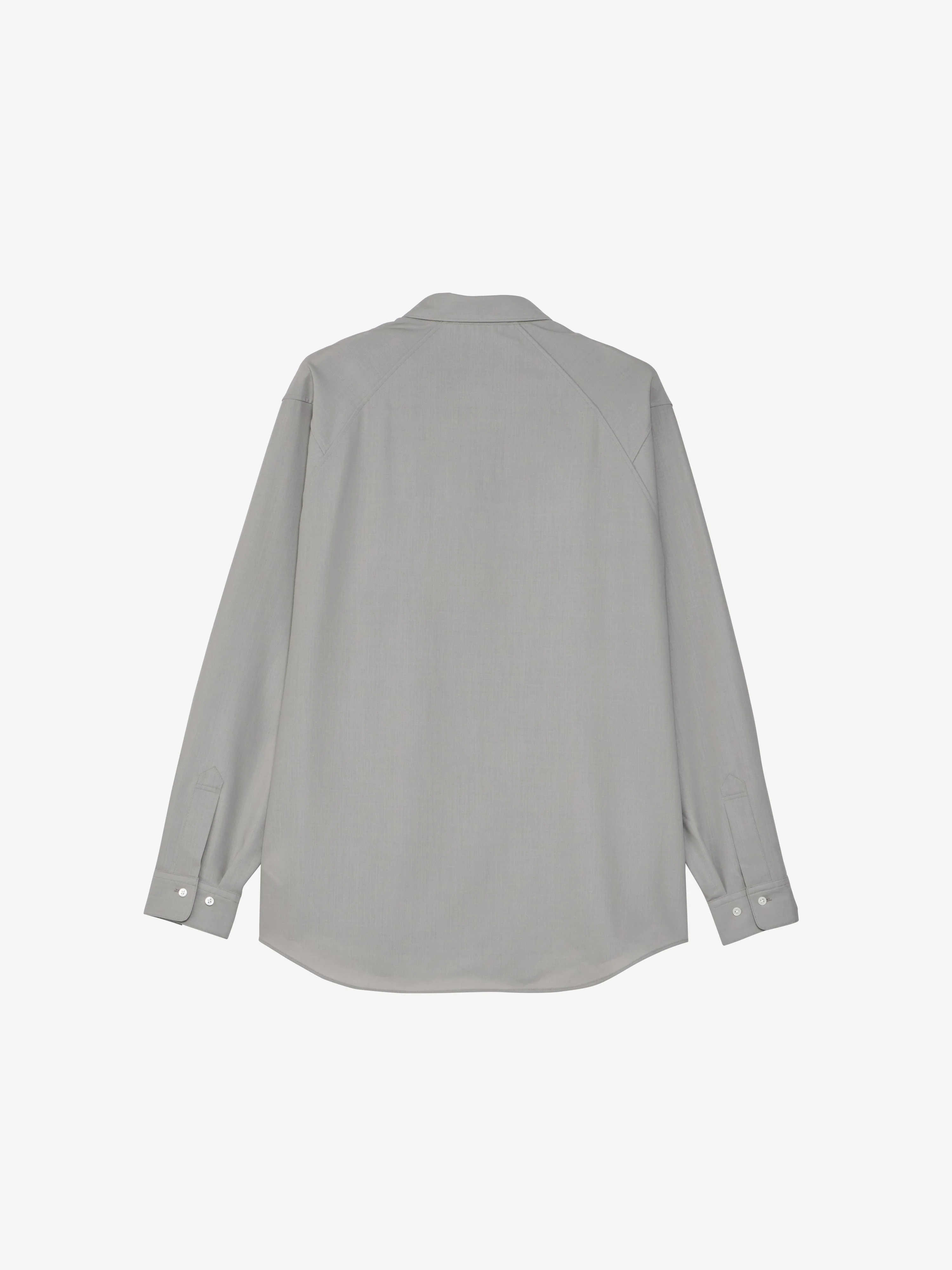 High Twisted Wool Relax Shirt - Image 3