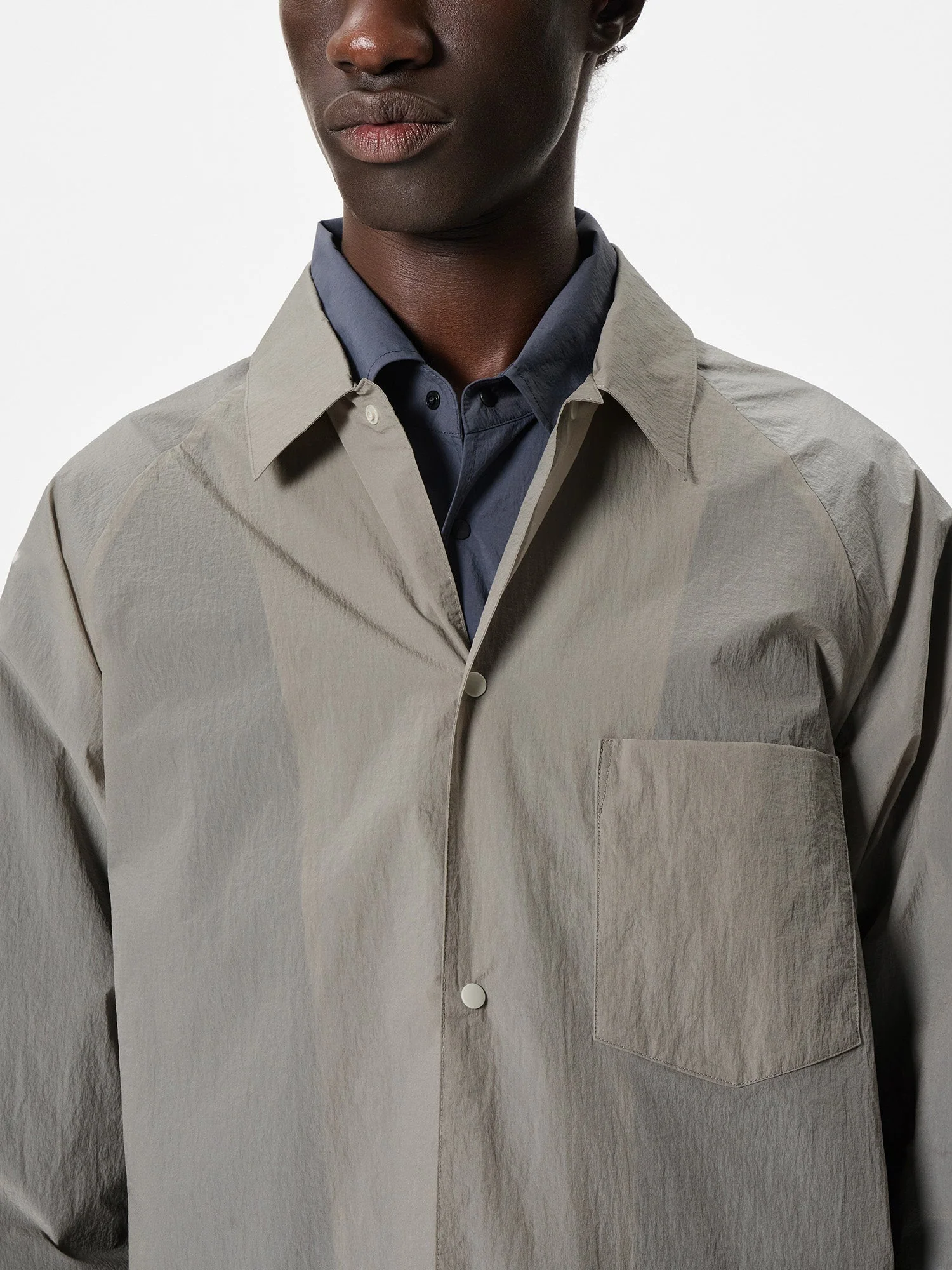 Sheer Nylon Wind Shirt - Image 11