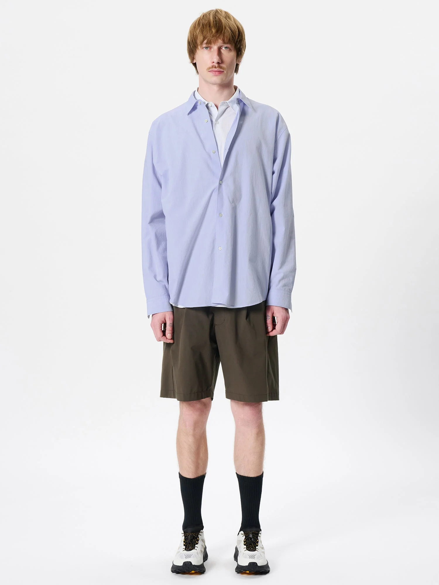 Fine Cotton Seersucker Striped Shirt - Image 4