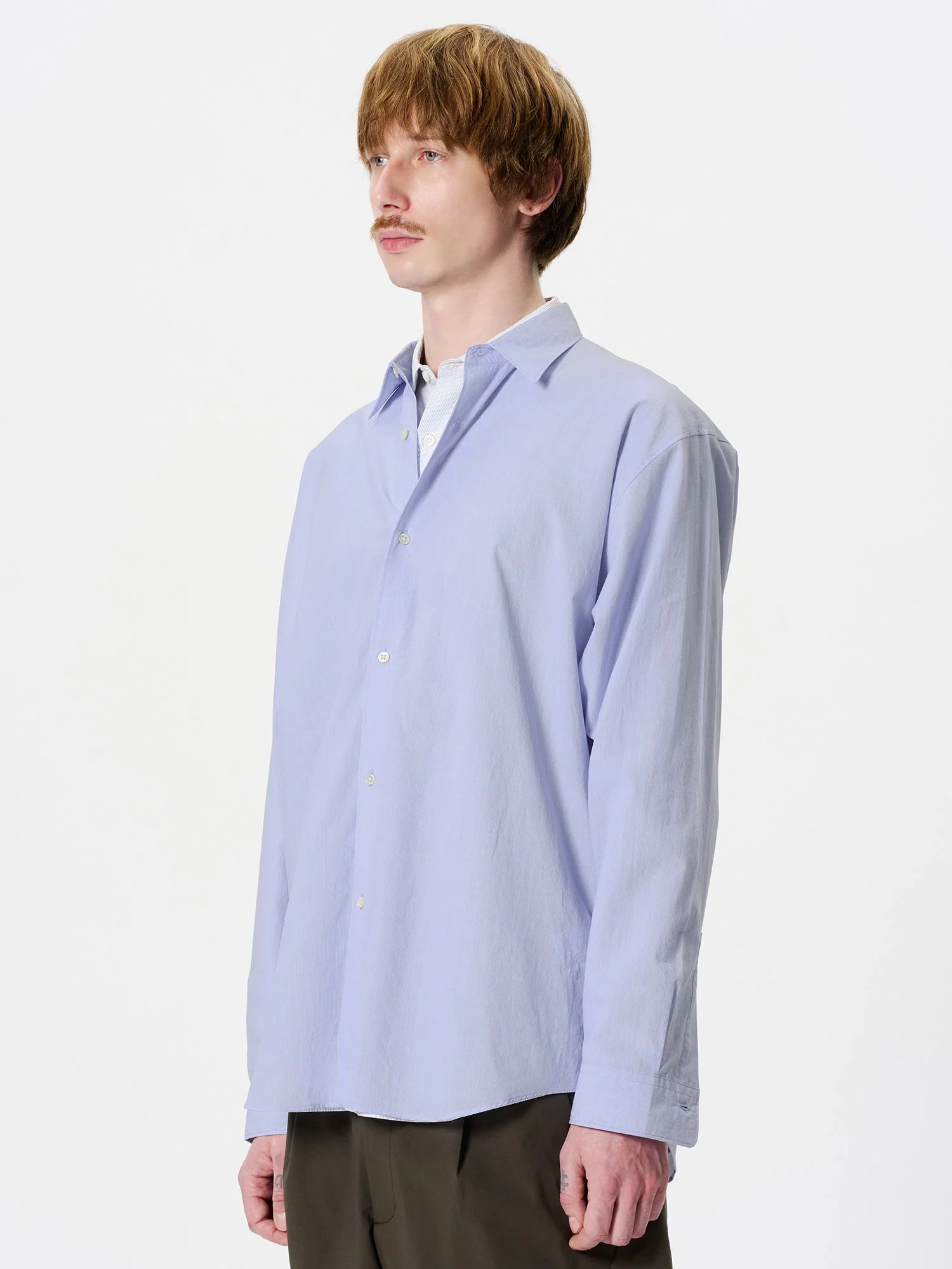 Fine Cotton Seersucker Striped Shirt - Image 5
