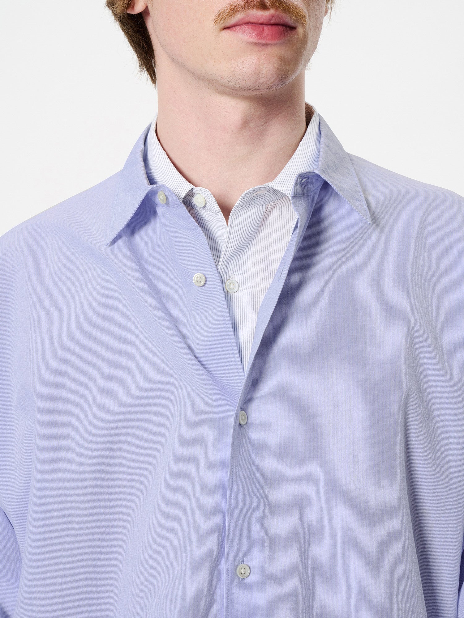 Fine Cotton Seersucker Striped Shirt - Image 8