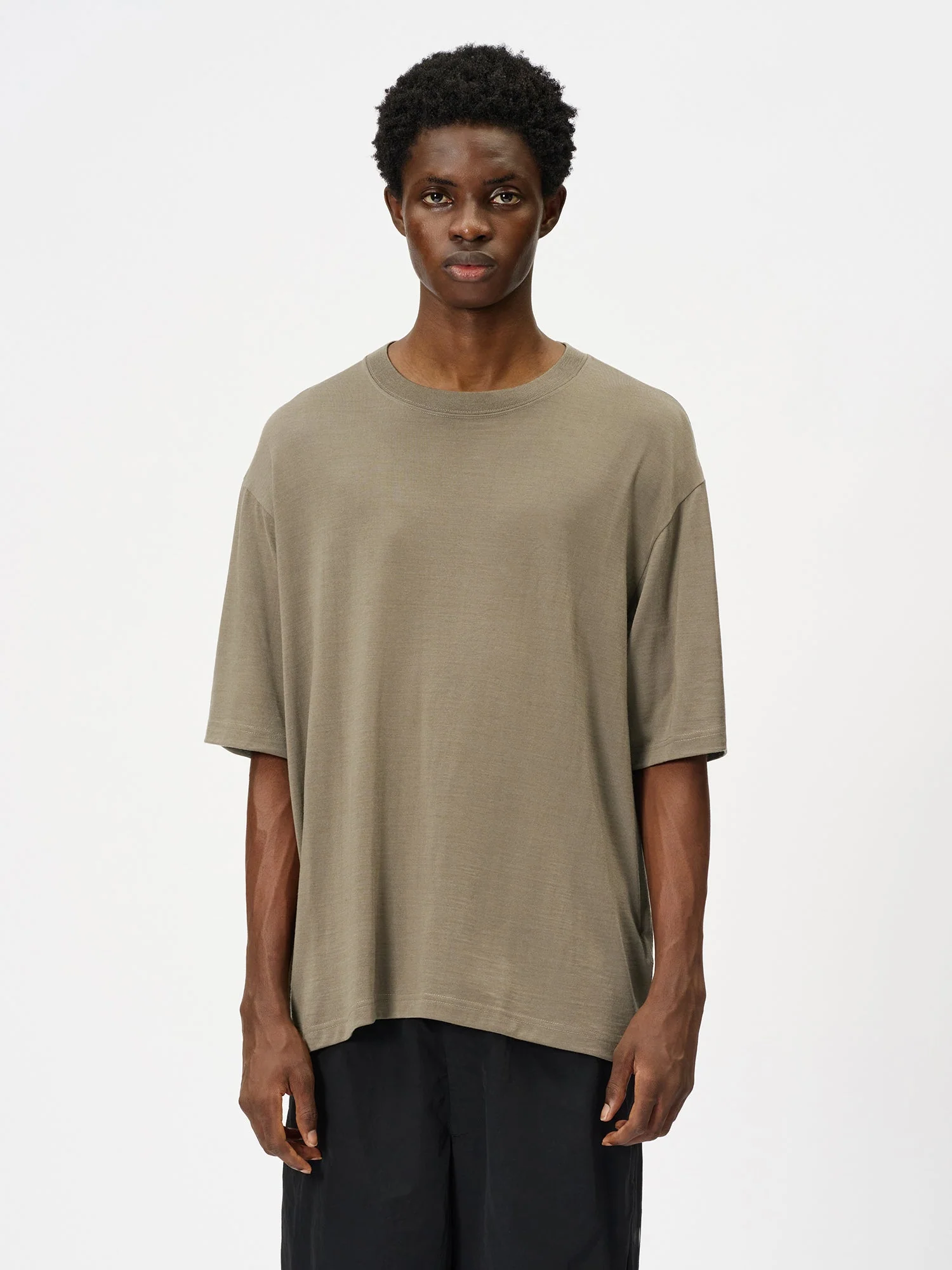 Wool x Lyocell Jersey T-shirt