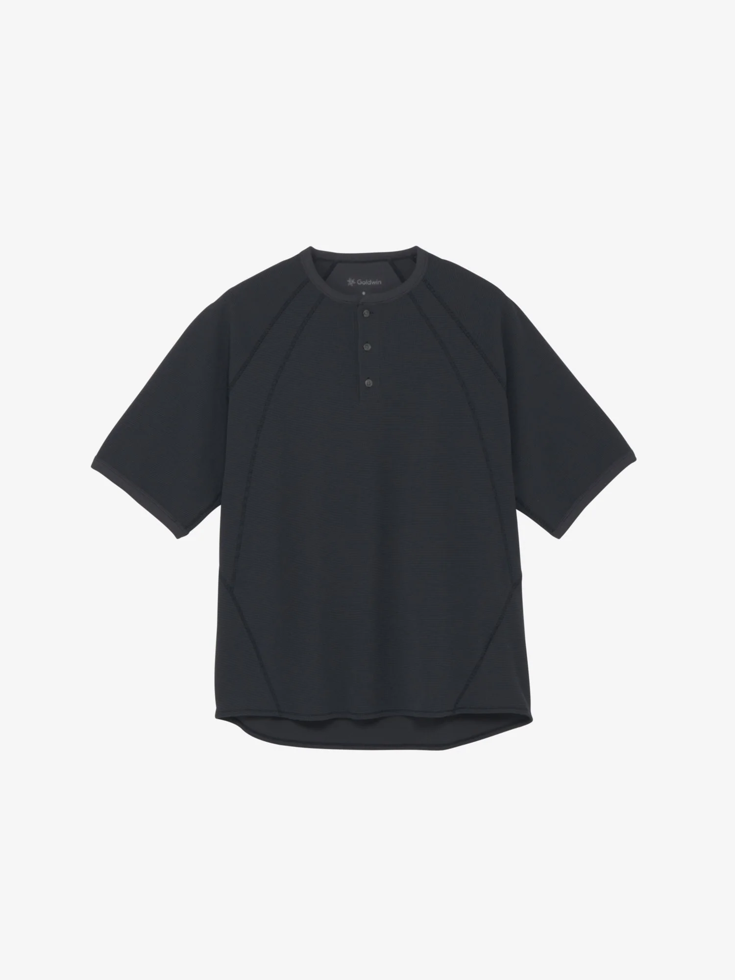 Mesh WF Actinoid Henley Neck T-shirt - Image 2