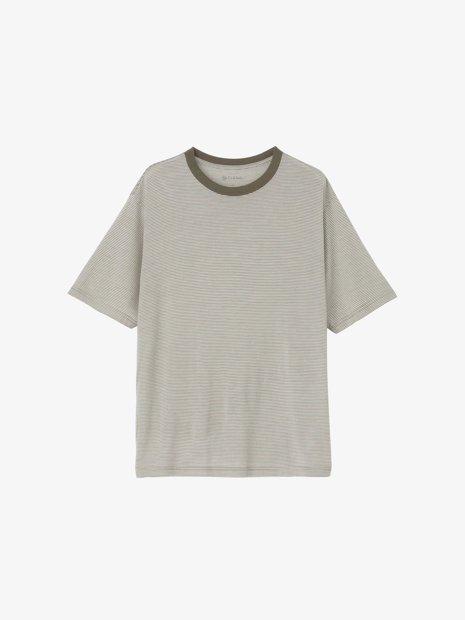 Striped Wool x Lyocell Jersey T-shirt - Image 2