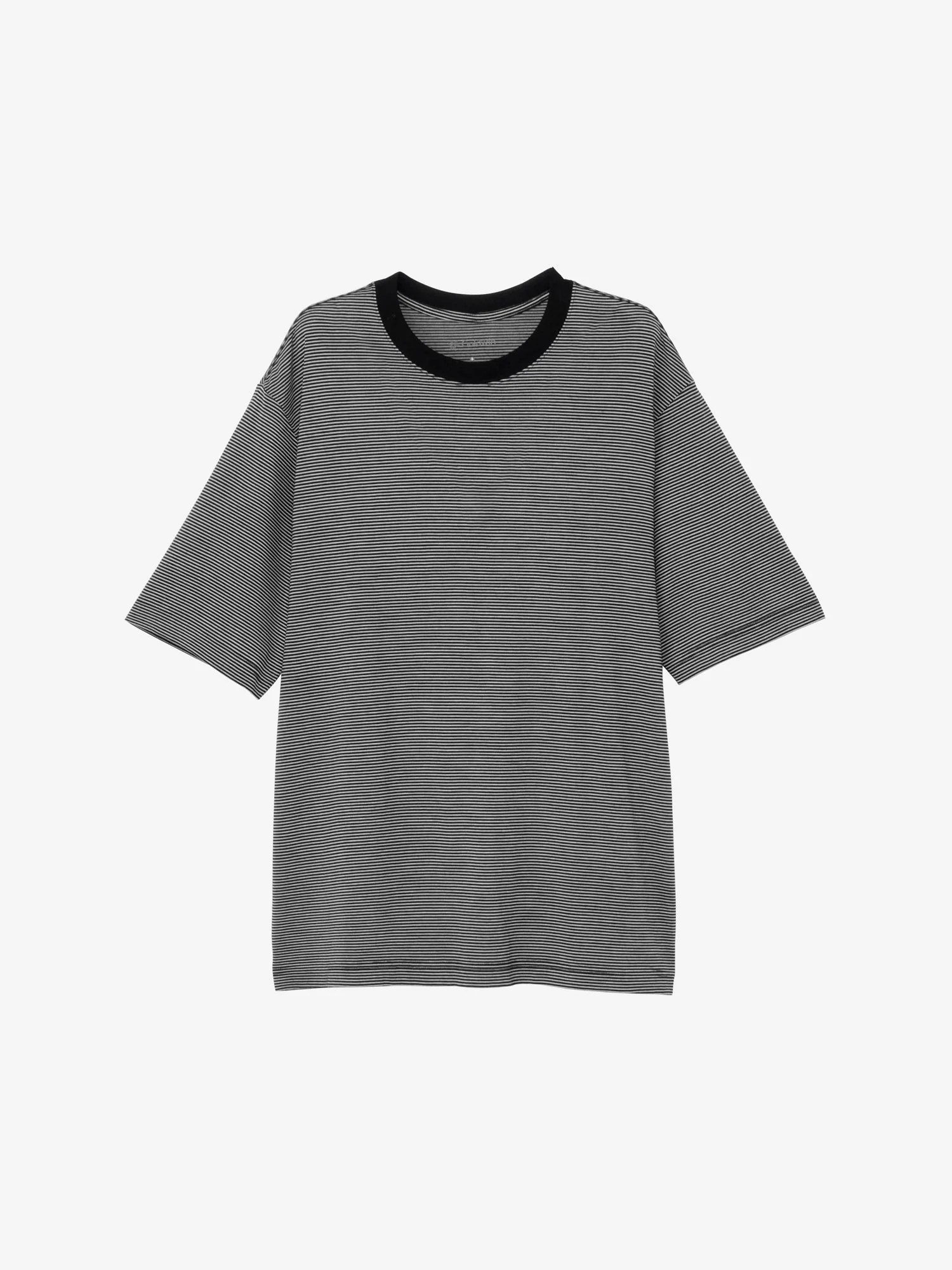 Striped Wool x Lyocell Jersey T-shirt - Image 7