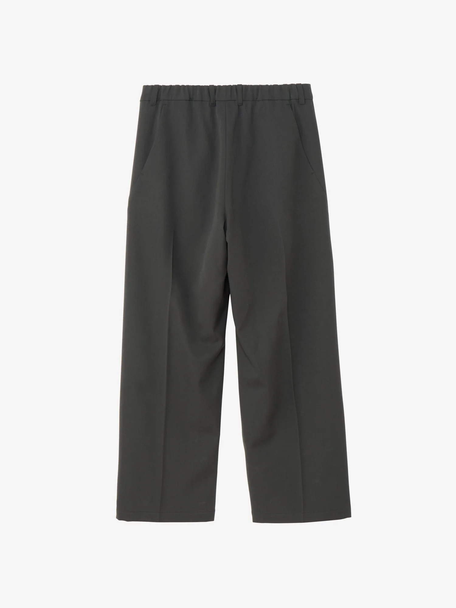 One Tuck Straight Wool Pants - Image 3