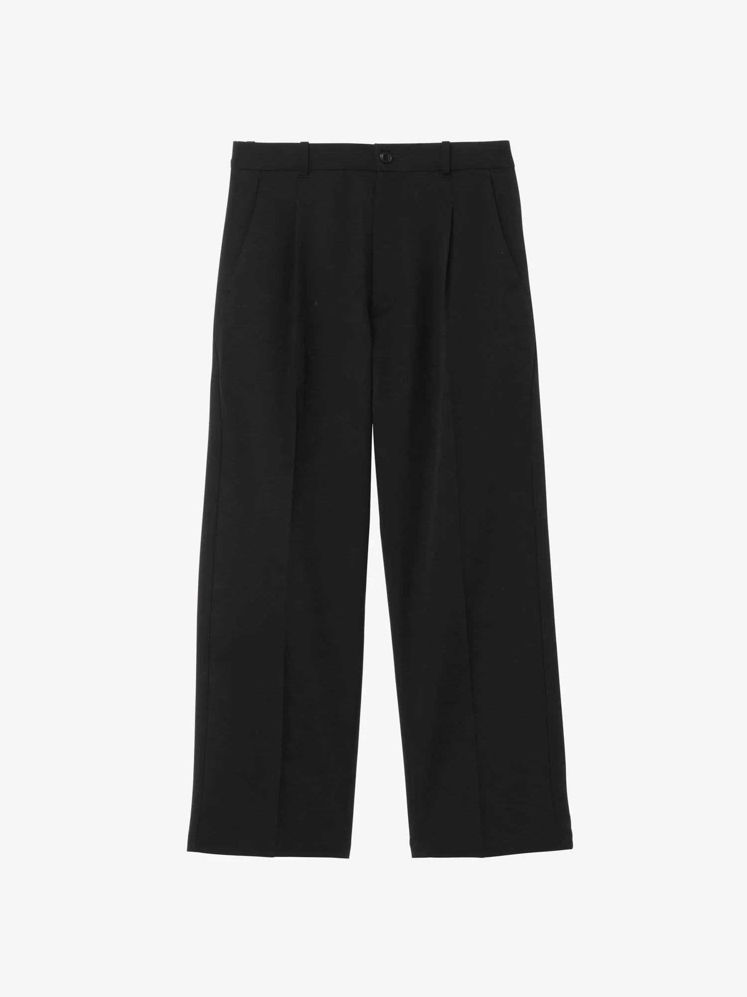One Tuck Straight Wool Pants - Image 7