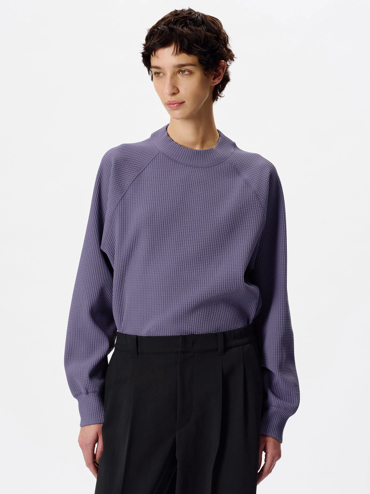 WF Light Mock Neck L/S T-shirt