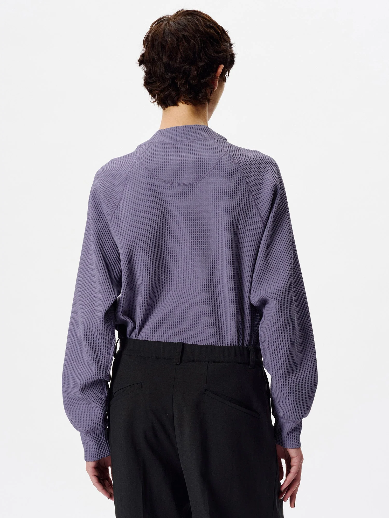 WF Light Mock Neck L/S T-shirt - Image 6