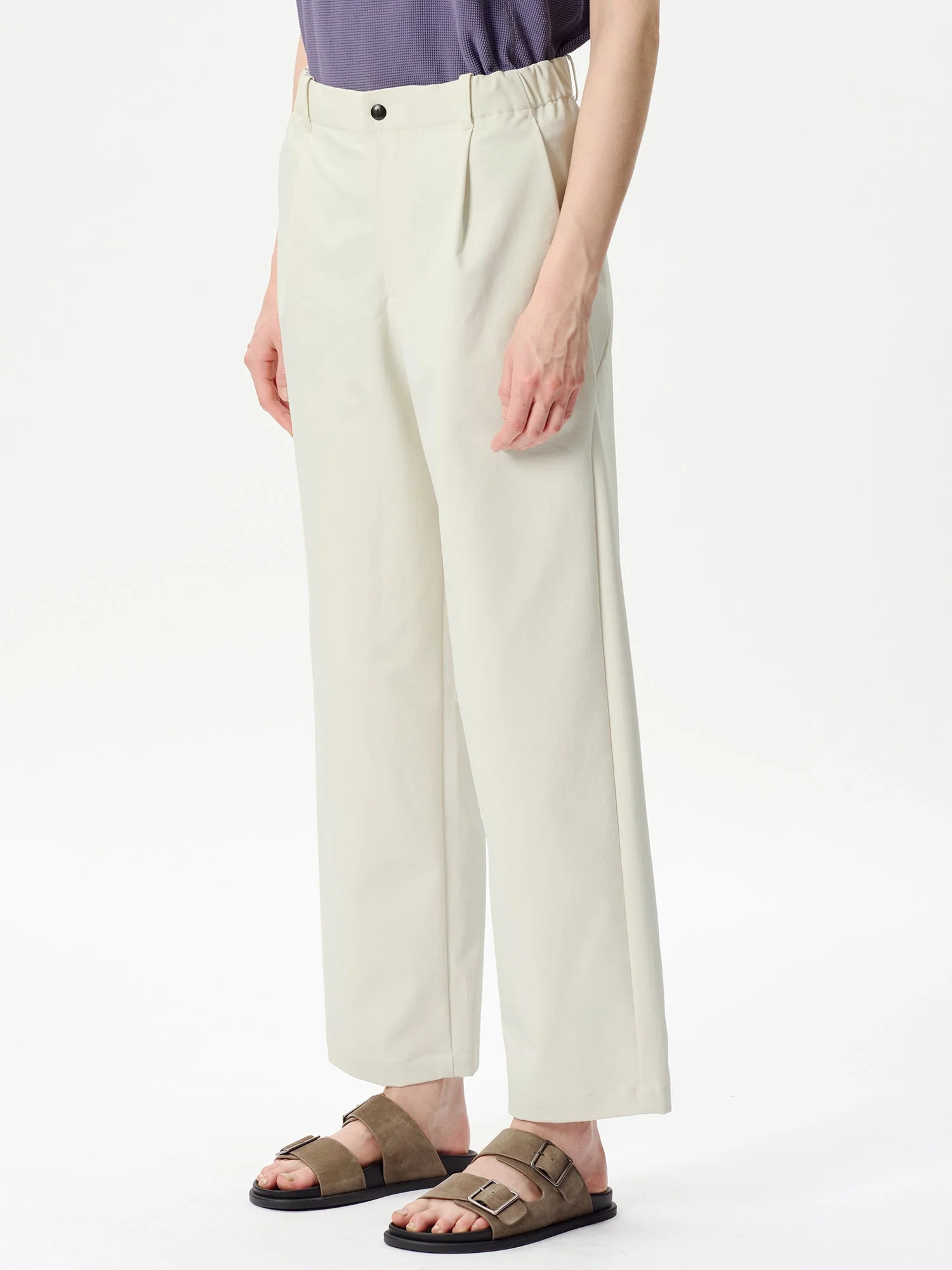 One Tuck Stick Stretch Pants - Image 5