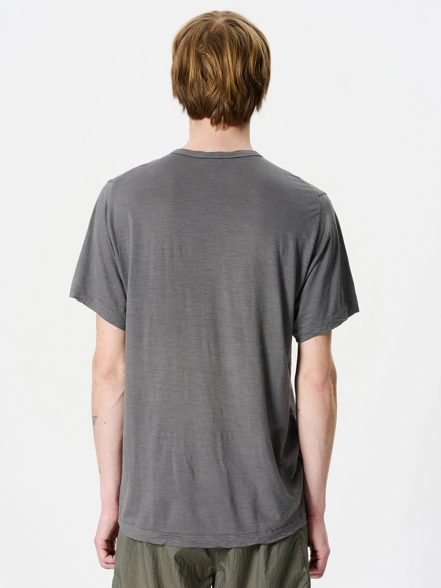 Garment Dyed Wool T-shirt - Image 6