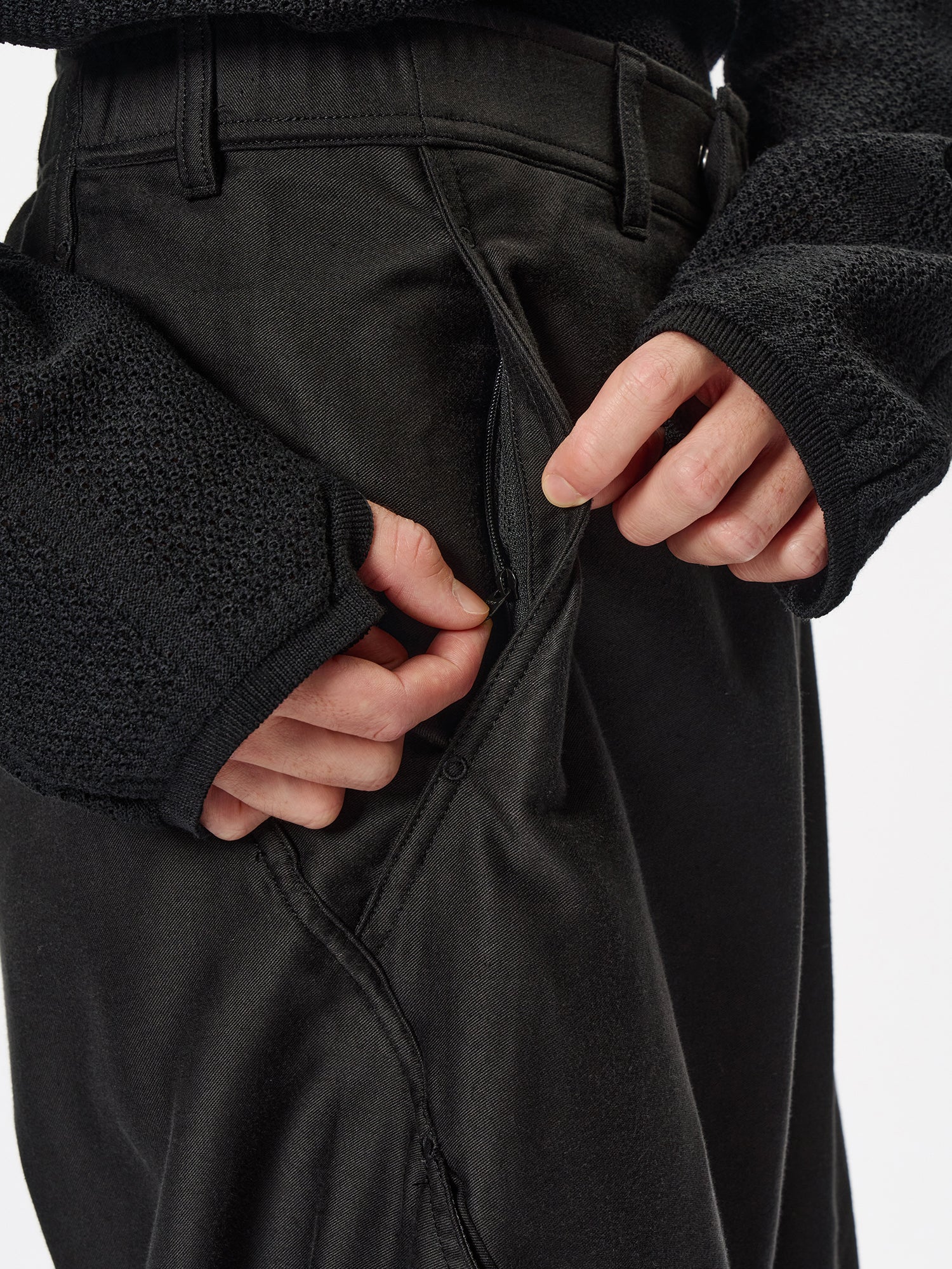 Goldwin 0 Cotton Silk Blend Helicoid Wide Pants - Image 10