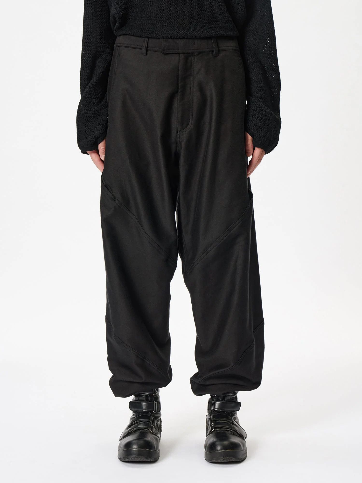 Goldwin 0 Cotton Silk Blend Helicoid Wide Pants - Image 13