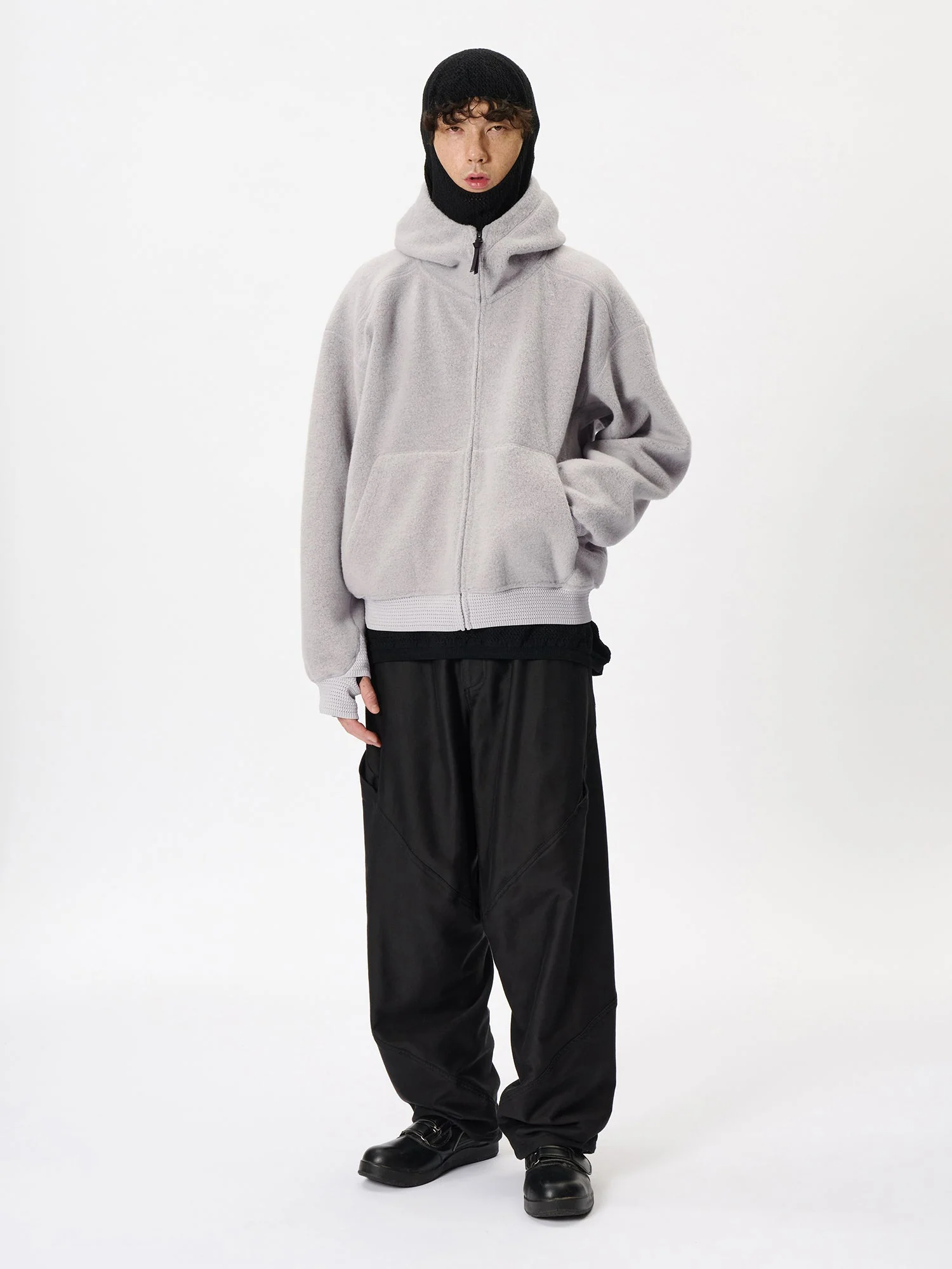 Goldwin 0 Cotton Silk Blend Helicoid Wide Pants - Image 4